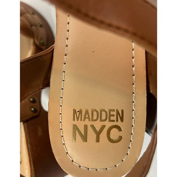 Madden NYC Womens 8.5 Braided Platform Sandals With Ankle Strap & Chunky Heel - Picture 3 of 11
